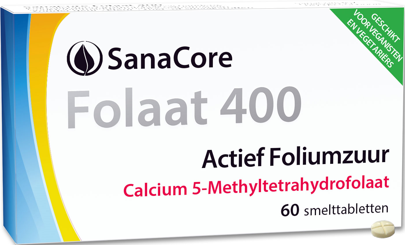 SanaCore Folaat 400 Calcium